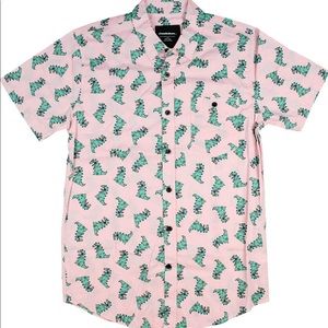 Men’s Rugrats Reptar Button Down Shirt